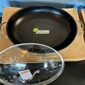 Princess House Black Oval Bakeware with Glass Lid